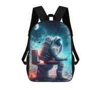 sinyumoney Kids School Backpack 3D Printed The Space Loo Backpack Rucksack Sports Backpacks For Boys And Girls Fashion Knapsack 17inch