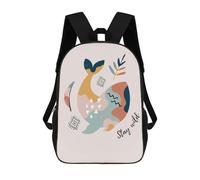 sinyumoney Kids School Backpack 3D Printed Whale Abstract Art Print Backpack Rucksack Sports Backpacks For Boys And Girls Fashion Knapsack 17inch