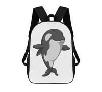 sinyumoney Killer Whale Yoga Fitness School Backpack Computer Rucksack for School/Work/Travel for Girl, Teen Girls 17inch