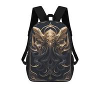 sinyumoney King Cthulhu Art Deco Children’s Backpack Girls Boys, 17 Inch Rucksack Bag, Daypack, Primary School, Perfect for Back to Kids