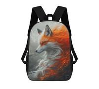 sinyumoney Kitsune Red Fox Rucksack Water Resistant School Bag Business Backpack for Men, Women & Teenage Boys 17inch