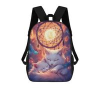 sinyumoney Kittens Rucksack Lightweight Casual Daypack School Backpacks for Campus Outdoor Travel Sports 17inch