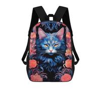 sinyumoney Kitty Dreamscape School Backpack Work Laptop Backpack Rucksack Bag for Camping Outdoor Adventures And Daily Travel 17inch