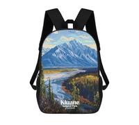 sinyumoney Kluane National Park Canada Landscape Children’s Backpack Girls Boys, Rucksack Bag, Daypack, Primary School, Perfect for Back to Kids School Or PE, Gifts And Travel 17inch