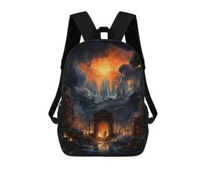 sinyumoney Knowledge Is Power Backpack 3D Printed Kids School Backpack High Capacity Travel Backpacks Book Bags Kids Backpack 17inch