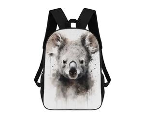 sinyumoney Koala Beauty Watercolor School Backpack Lightweight Casual Daypack School Backpacks for Boys/Girls/Teenagers 17inch