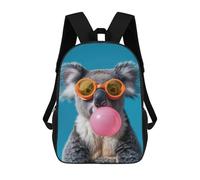 sinyumoney Koala BubbleGum Backpack School Rucksack Casual Daypacks School Work Travel Bag for Camping Outdoor Adventures And Daily Travel 17inch