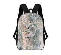 sinyumoney Koala in Tree Watercolor School Bags Computer Rucksack for School/Work/Travel for Girls Boys Teenage 17inch