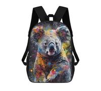 sinyumoney Koala Painting School Backpack Lightweight Airport College Students Back Pack- Perfect for Travel, Work And Daily Use 17inch