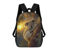 sinyumoney Koala Sunset Slumber School Backpack Lightweight Airport College Students Back Pack- Perfect for Travel, Work And Daily Use 17inch