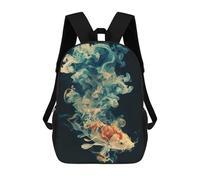 sinyumoney Koi Wisp School Backpack Daypacks Business Backpack Water Resistant Bookbag for Campus Outdoor Travel Sports 17inch