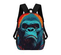 sinyumoney Kong The Primate King School Backpack for Girls Backpack Water Repellent Casual Daypack Lightweight Rucksack Boy Girl School Backpack 17inch