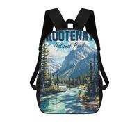 sinyumoney Kootenay National Park School Backpack Secondary Causal Travel High School Bags for Campus Outdoor Travel Sports 17inch