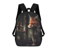 sinyumoney Kung Fu Squirrel Rucksack Large School Backpack for Boys - Perfect for Travel, Work And Daily Use 17inch