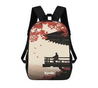 sinyumoney Kyoto Japan Silhouette School Backpack Business Laptop Rucksack Bag Unisex Casual Daypack for Boys/Girls/Teenagers 17inch