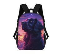 sinyumoney Labrador at Sunset School Backpack Fashion Stationery Backpack Waterproof Casual Daypacks for Teenage Girls Boys Women Men 17inch