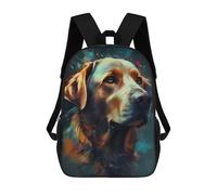 sinyumoney Labrador Retriever Dog Backpack School Water Resistant Travel Backpack Computer Bag for School/Work/Travel 17inch