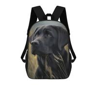sinyumoney Labrador Retriever Dog School Backpack High Secondary School Bags Casual Backpack for Girls Boys Teenage 17inch
