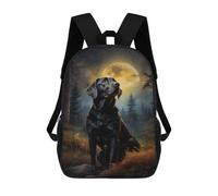 sinyumoney Labrador Retriever School Backpack Large Water Resistant Laptop Backpack for Girls Boys Teenage 17inch