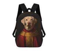sinyumoney Labrador The Pope Backpack School Lightweight Schoolbag Dayback Bookbag College for Girl, Teen Girls 17inch