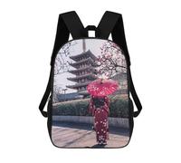 sinyumoney Lady In Red Rucksack Lightweight Casual Daypack School Backpacks for Campus Outdoor Travel Sports 17inch