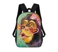 sinyumoney Lady Kids Backpack, Kids School Bag 3D Printed School Backpacks for Boys And Teenager School Students 17inch