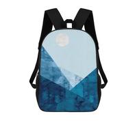 sinyumoney Landscape Collage 02 School Backpack Water Resistant Travel Backpack Computer Bag - Perfect for Travel, Work And Daily Use 17inch