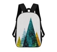 sinyumoney Landscape Collage 04 3D Printed School Backpack Casual Children's Backpacks 3D Printed School Bag for Boys Elementary And Middle 17inch