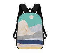 sinyumoney Landscape Collage Backpack School Bag Daypacks Business Backpack Water Resistant Bookbag for Men/Women 17inch