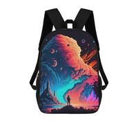 sinyumoney Last Man 3D Printed School Backpack Casual Children's Backpacks 3D Printed School Bag for Boys Elementary And Middle 17inch