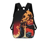 sinyumoney Lava Paladin Pt. 2 School Bag 3D Printed 17inch Backpacks Fashion Kids School Backpack Rucksacks for Boys Elementary And Middle School Students