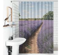 sinyumoney Lavender Field Bath Shower Curtains Mildew Waterproof Polyester Fabric Soft Fabric Hotel Shower Curtain for Bathtub Shower Stall 46.85x70.87Inch（119x180cm）