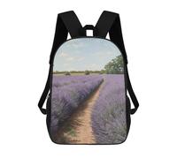 sinyumoney Lavender Field Rucksack Large School Backpack for Boys - Perfect for Travel, Work And Daily Use 17inch