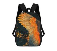 sinyumoney Left Angel Wing Backpack School Rucksack Casual Daypacks School Work Travel Bag for Men/Women 17inch