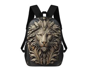 sinyumoney Legendary Golden Lion Backpack School Large Water Resistant Laptop Backpack for School/Work/Travel 17inch