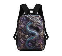 sinyumoney Legendary Steampunk Dragon Backpack School Business Laptop Rucksack Bag Unisex Casual Daypack for Girls Boys Teenage 17inch