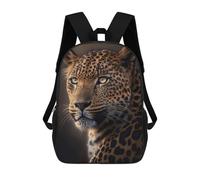 sinyumoney Leopard AI Generative School Bags Large Lightweight Casual Backpack- Perfect for Travel, Work And Daily Use 17inch