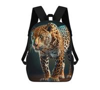 sinyumoney Leopard in Shadows School Bags Rucksack Casual Daypacks School Work Travel Bag for Men, Women & Teenage Boys 17inch