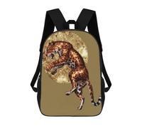 sinyumoney Leopard Moon Illustration Art Print Rucksack Travel College Rucksack Backpacks for Teenage Girls Boys Women Men 17inch