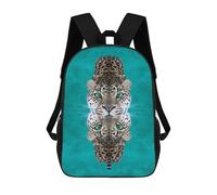 sinyumoney Leopard Reflection in Water Backpack School Bag Lightweight Casual Daypack School Backpacks for Teenage Girls Boys Women Men 17inch