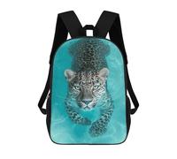 sinyumoney Leopard Swimming in Water-3 School Bag 3D Printed Children's School Backpack Casual Fashion Travel Backpacks for Kids School Students 17inch