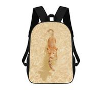 sinyumoney Leopard Swimming in Water-7 School Backpack for Girls 17inch Casual Daypack Lightweight Rucksack Boy Girl Backpack for Middle School Students