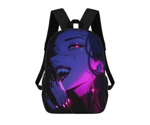 sinyumoney Lets Play A Game 3D Printed School Bag Children's School Backpack Schoolbags Travel Backpacks Casual Fashion Bag for Kids School Students 17inch