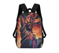 sinyumoney Liberty School Bags Water Resistant Travel Backpack Computer Bag for Campus Outdoor Travel Sports 17inch