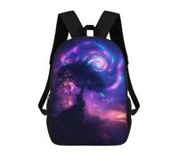 sinyumoney Life Kids School Backpack School Bag 3D Printed School Bag for Boys Elementary And Middle School Students 17inch