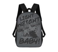 sinyumoney Light Weight Baby - Ronnie Coleman Bench Press 17 Inch Backpacks Kids Schoolbag,3D Printed Elementary And Middle School Students Backpacks for Boys Girls