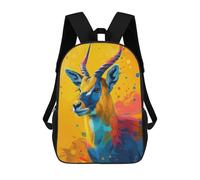 sinyumoney Lightning Fast Antelope Children's School Backpack Fashion Casual Children's Backpacks 3D Printed School Bags Boy Large Backpack 17inch