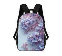 sinyumoney Lilac 3D Vintage Backpack School Bag Travel College Rucksack Backpacks for Camping Outdoor Adventures And Daily Travel 17inch