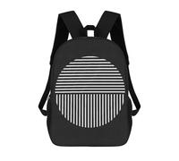 sinyumoney Line Art 04 Backpacks Children's Backpacks School Bag 3D Printed Children's School Backpack Fashion Travel Backpacks for Kids Elementary Middle School 17inch