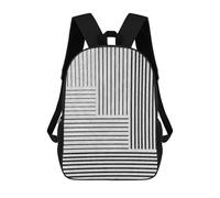 sinyumoney Lines Art II Backpack 3D Printed School Bag For Boys High Capacity Travel Backpacks Book Bags Boys School Bag Mochila 17inch